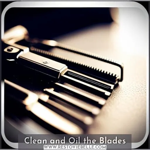Clean and Oil the Blades