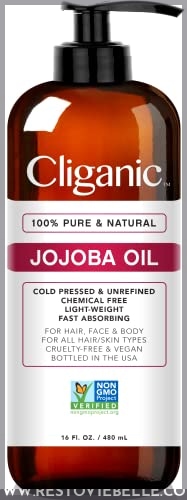 Cliganic Jojoba Oil Non-GMO, Bulk