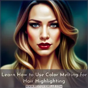 color melting technique for highlighting hair