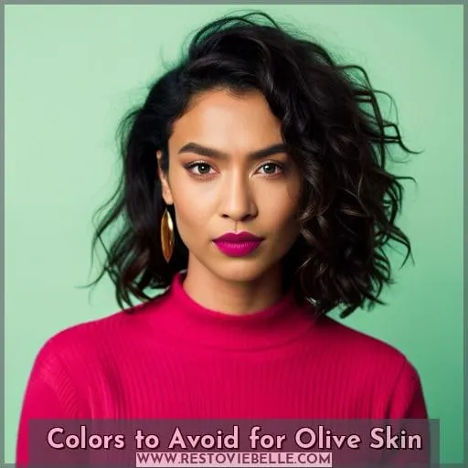 Colors to Avoid for Olive Skin
