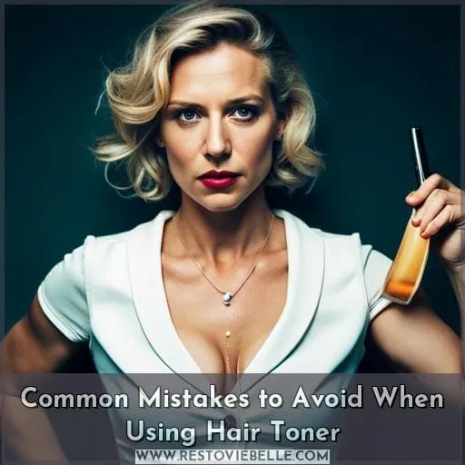 Common Mistakes to Avoid When Using Hair Toner