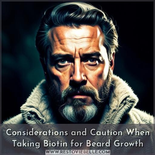 Considerations and Caution When Taking Biotin for Beard Growth