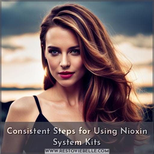 Consistent Steps for Using Nioxin System Kits