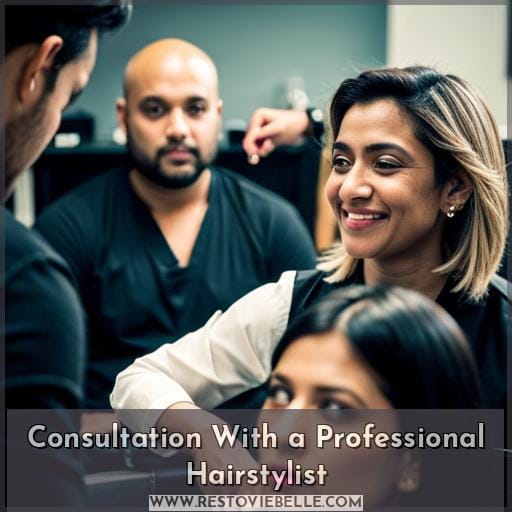 Consultation With a Professional Hairstylist