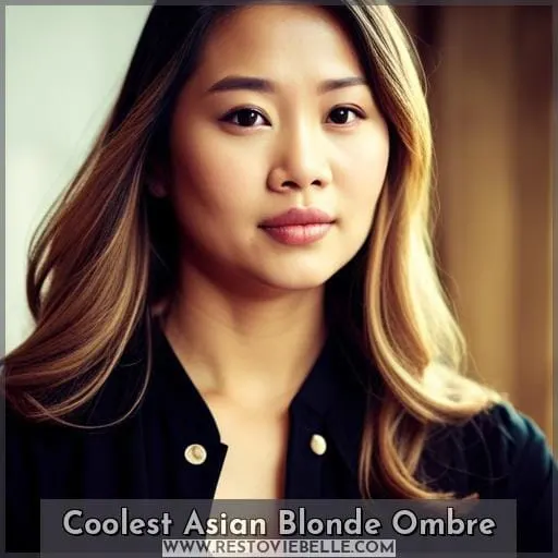Coolest Asian Blonde Ombre
