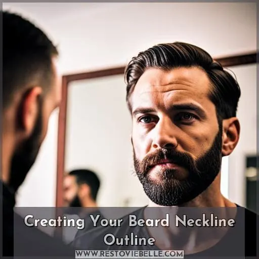 Creating Your Beard Neckline Outline