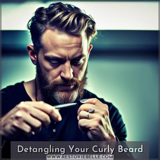 Detangling Your Curly Beard