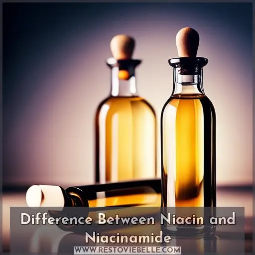 Difference Between Niacin and Niacinamide