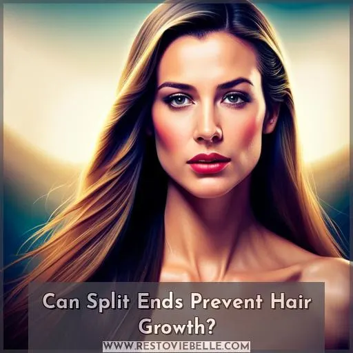 do split ends prevent hair growth