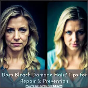 does bleach damage your hair