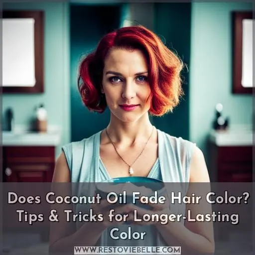 does coconut oil fade hair color