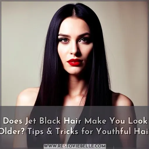 Does Jet Black Hair Make You Look Older