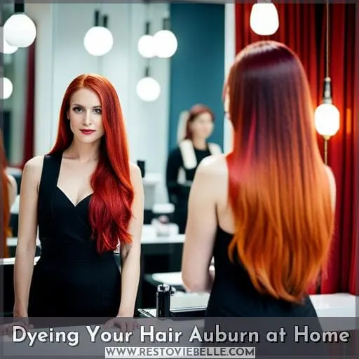 Dyeing Your Hair Auburn at Home
