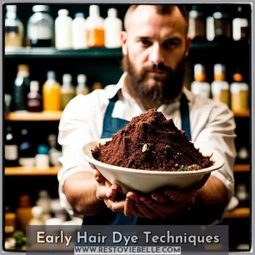 Early Hair Dye Techniques