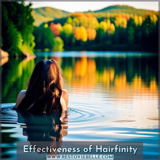 Effectiveness of Hairfinity
