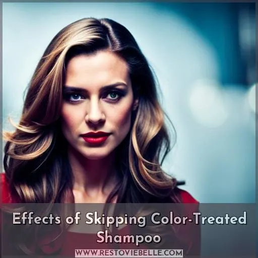 Effects of Skipping Color-Treated Shampoo