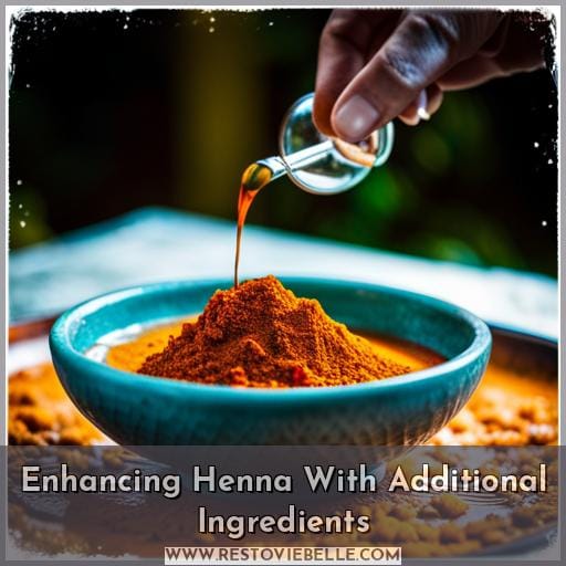 Enhancing Henna With Additional Ingredients