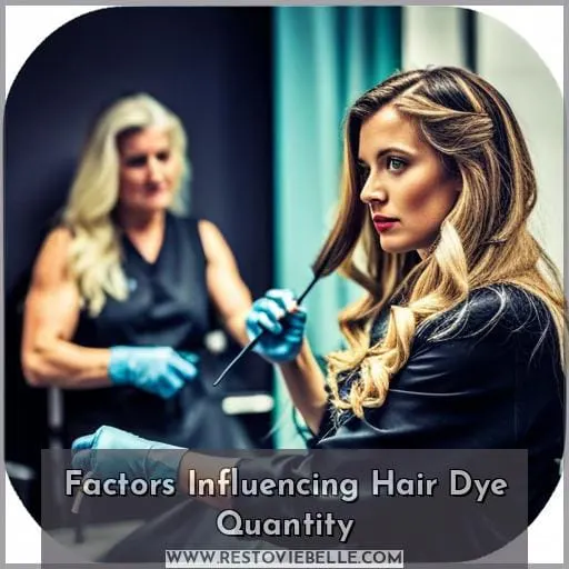 Factors Influencing Hair Dye Quantity