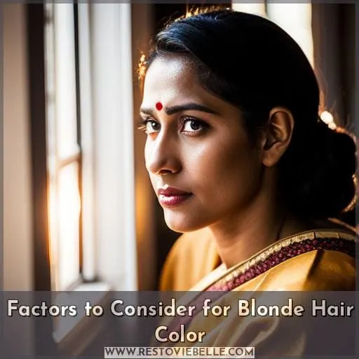 Factors to Consider for Blonde Hair Color