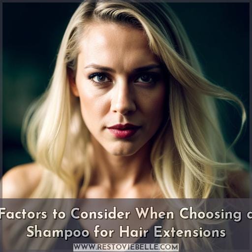 Factors to Consider When Choosing a Shampoo for Hair Extensions
