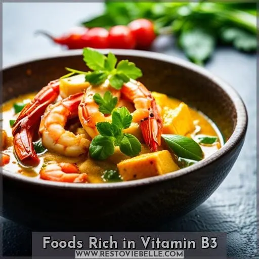 Foods Rich in Vitamin B3