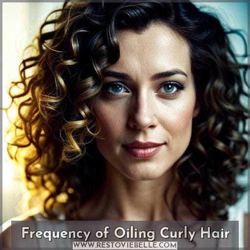 Frequency of Oiling Curly Hair