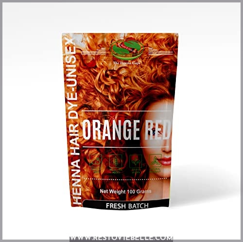 1 Pack Of Red/Orange Henna