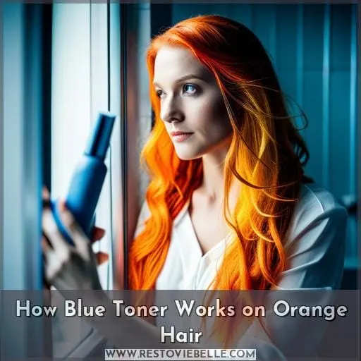 How Blue Toner Works on Orange Hair