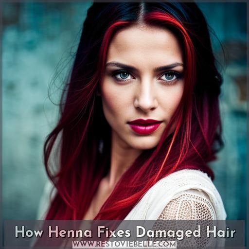 How Henna Fixes Damaged Hair