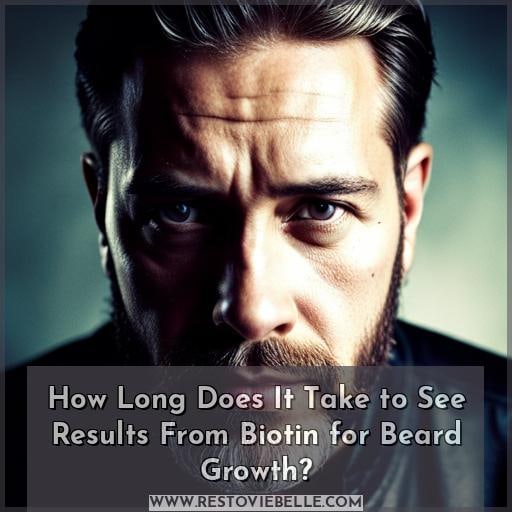 How Long Does It Take to See Results From Biotin for Beard Growth