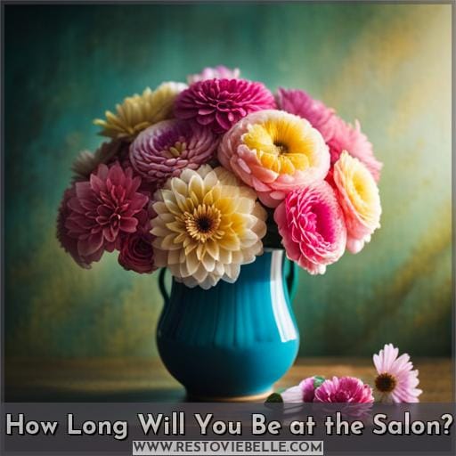 How Long Will You Be at the Salon How Long Will You Be at the Salon