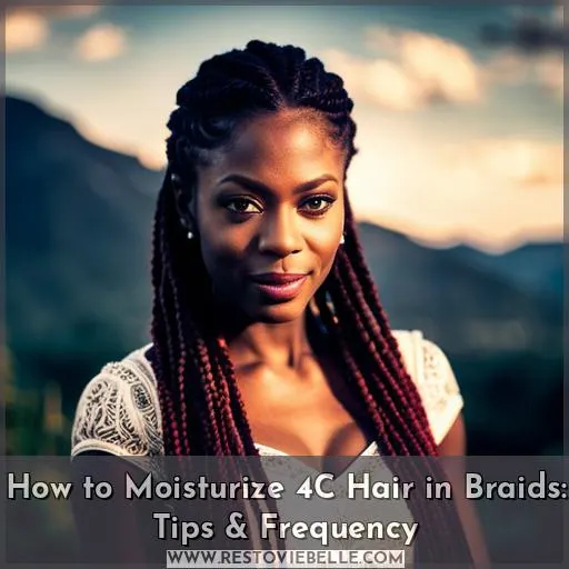 how often should i moisturize my 4c hair in braids