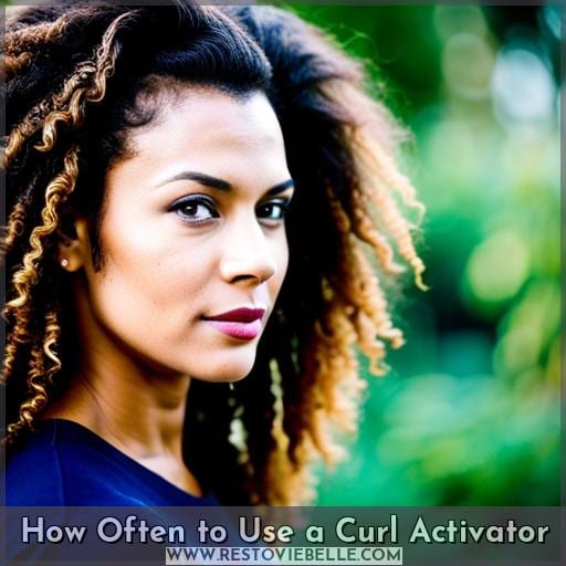How Often to Use a Curl Activator