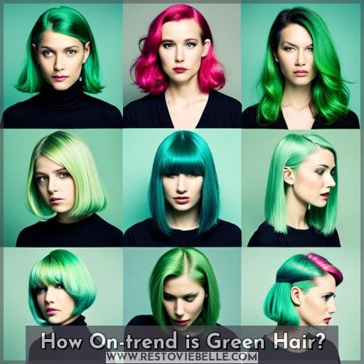 How On-trend is Green Hair