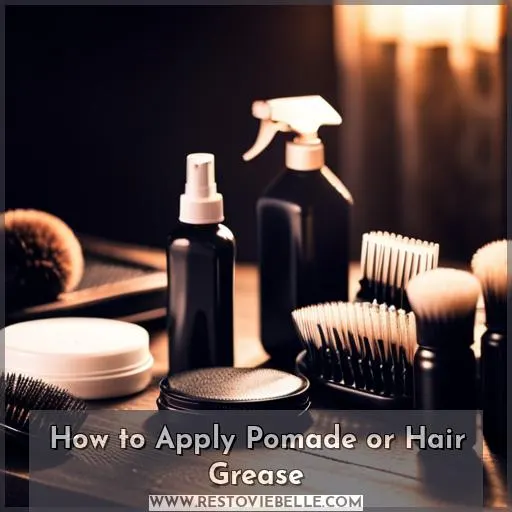 How to Apply Pomade or Hair Grease