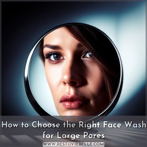 How to Choose the Right Face Wash for Large Pores