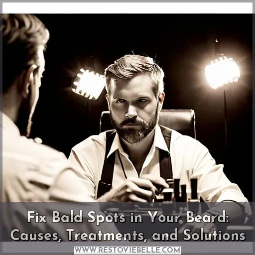 how to fix bald spots in your beard