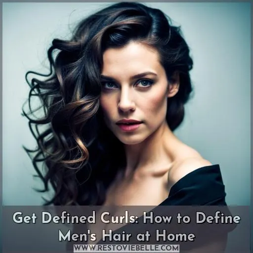 how to get curl definition mens hair at home