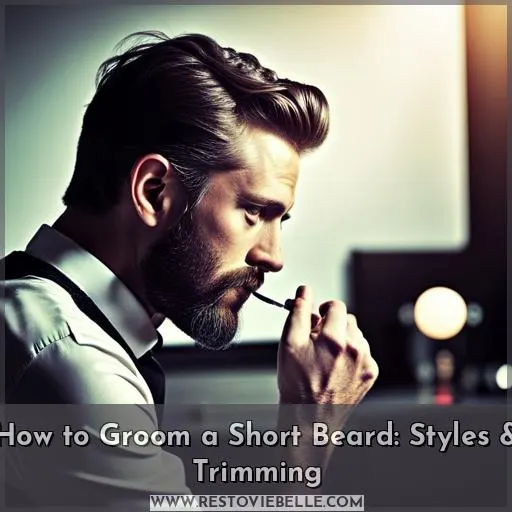 how to groom a short beard