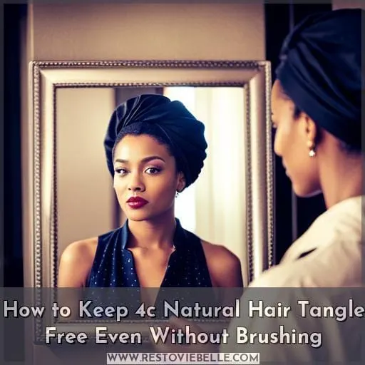 How to Keep 4c Natural Hair Tangle Free Even Without Brushing