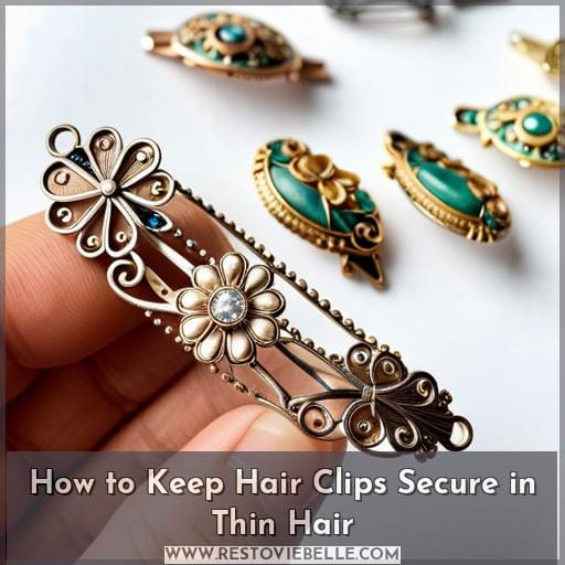 How to Keep Hair Clips Secure in Thin Hair