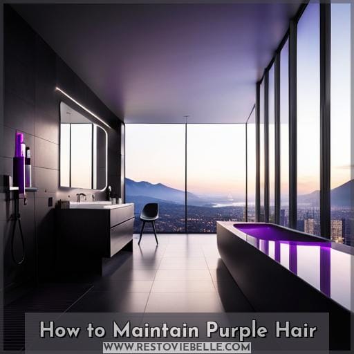 How to Maintain Purple Hair