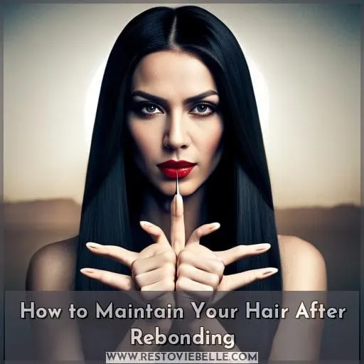 How to Maintain Your Hair After Rebonding