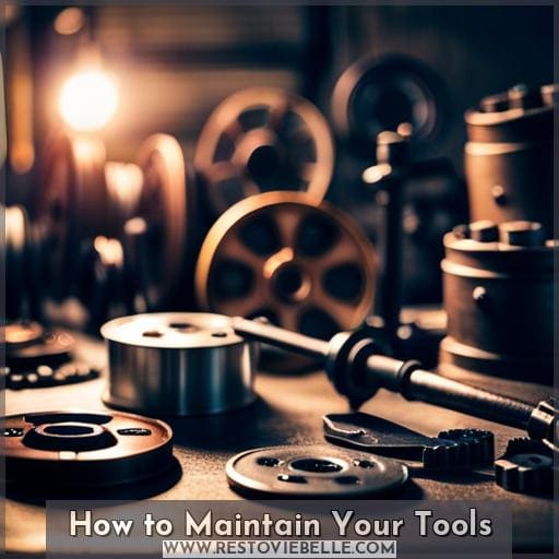 How to Maintain Your Tools