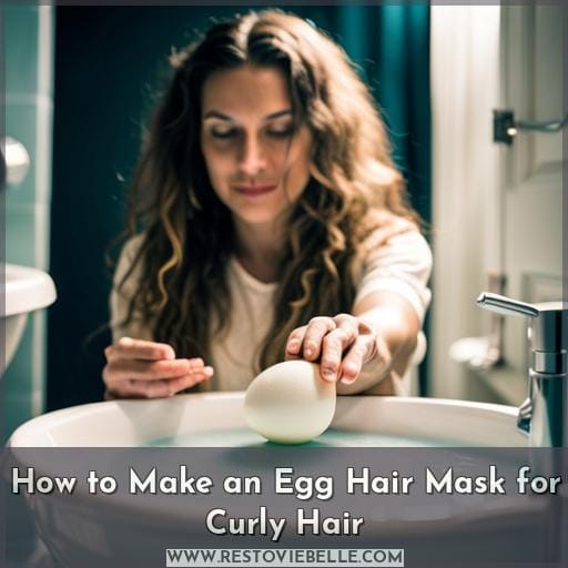 How to Make an Egg Hair Mask for Curly Hair