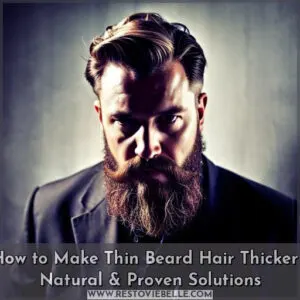 how to make thin beard hair thicker