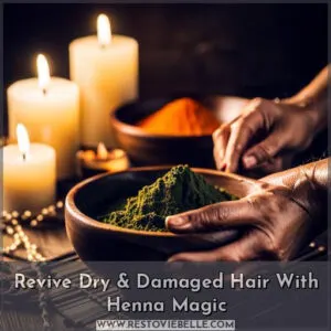 how to mix henna for dry and damaged hair