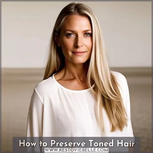 How to Preserve Toned Hair