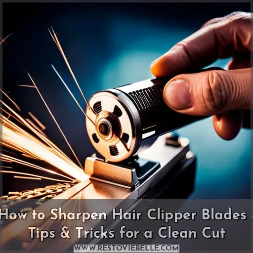 how to sharpen hair clipper blades