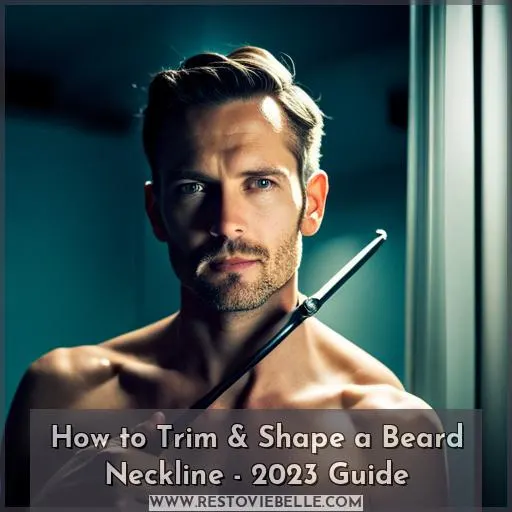 how to shave neck line